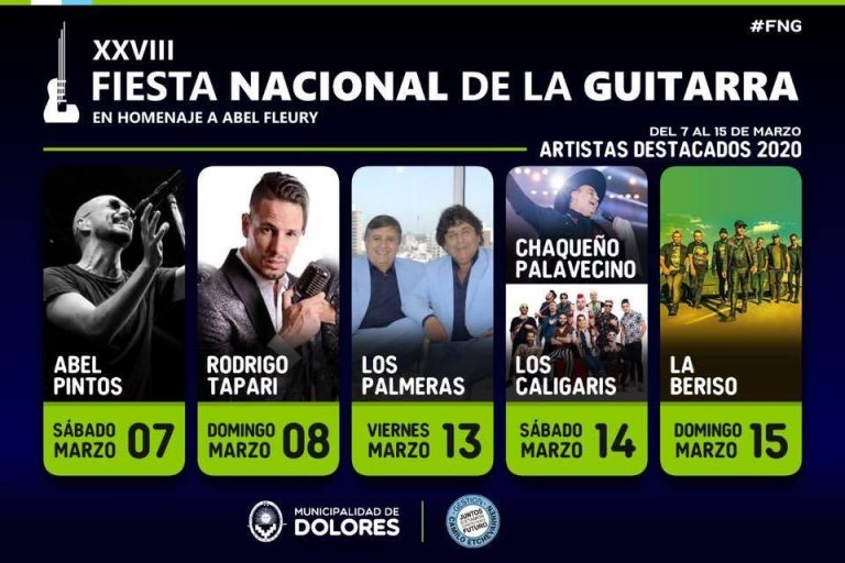 Fiesta Nacional de la Guitarra Municipalidad de Dolores